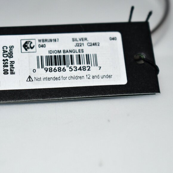 kate spade new york Find Silver Lining Bangle Bracelet in Silver #WBRU9167 NWT - Picture 5 of 5